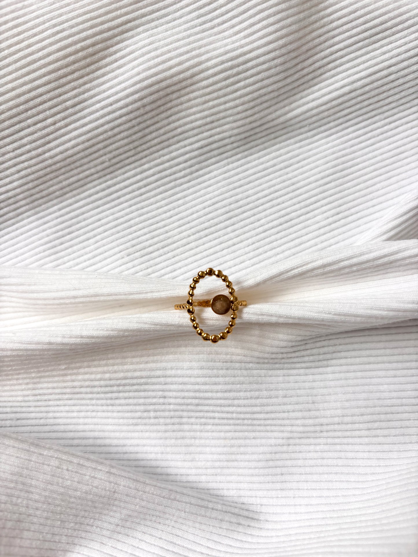 Bague Ovale à strass