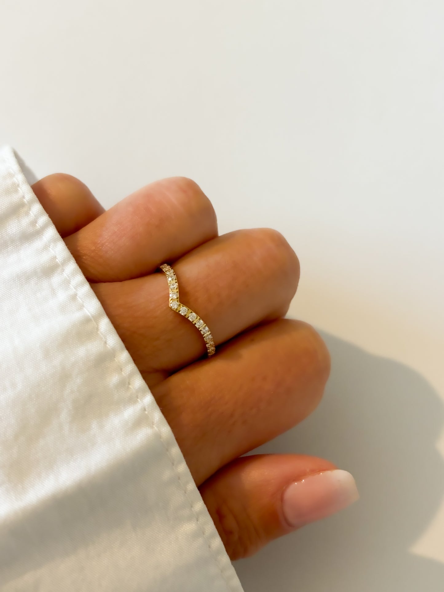 Bague en V
