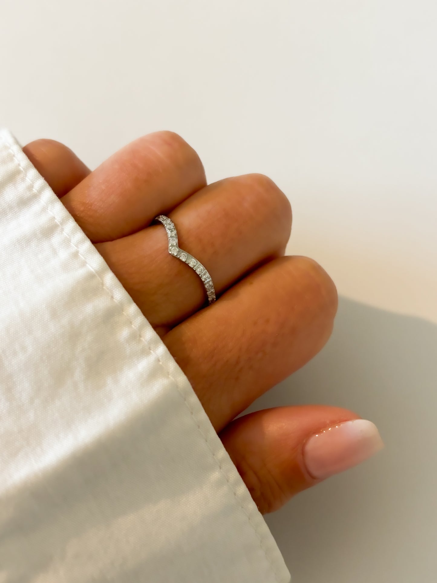 Bague en V