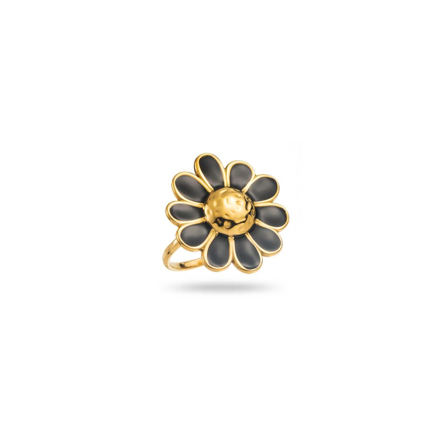 Bague Marguerite (noir)