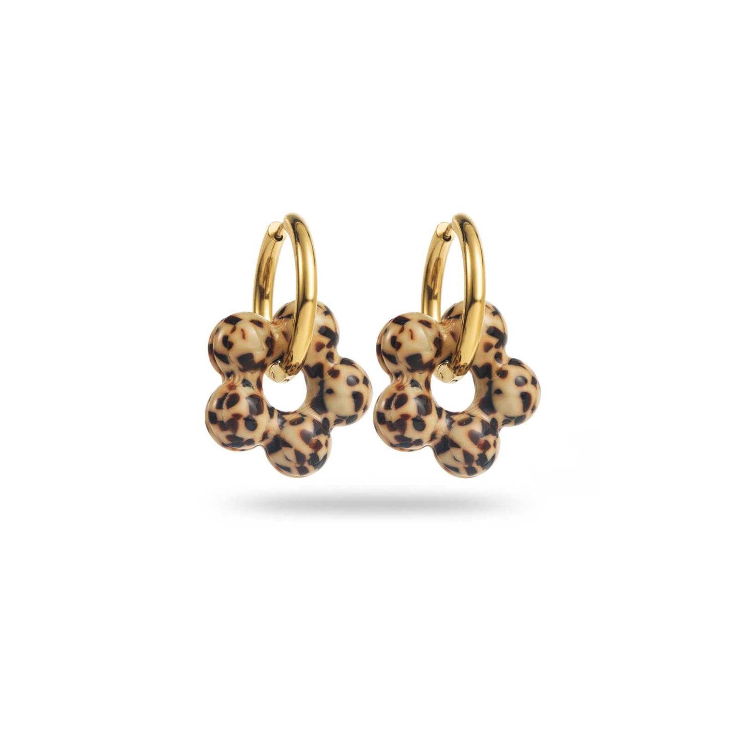 Boucle d'oreille Fleur minimaliste délicate