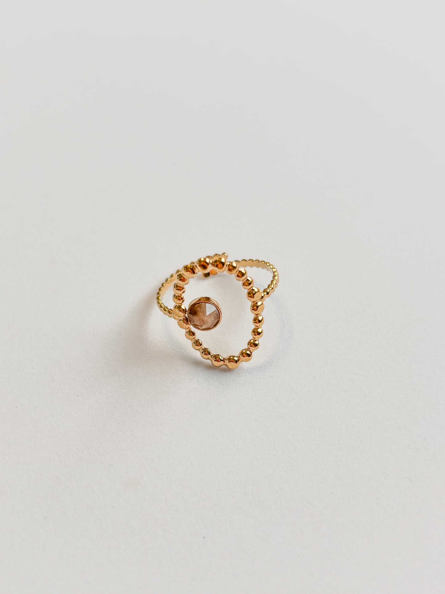 Bague Ovale à strass