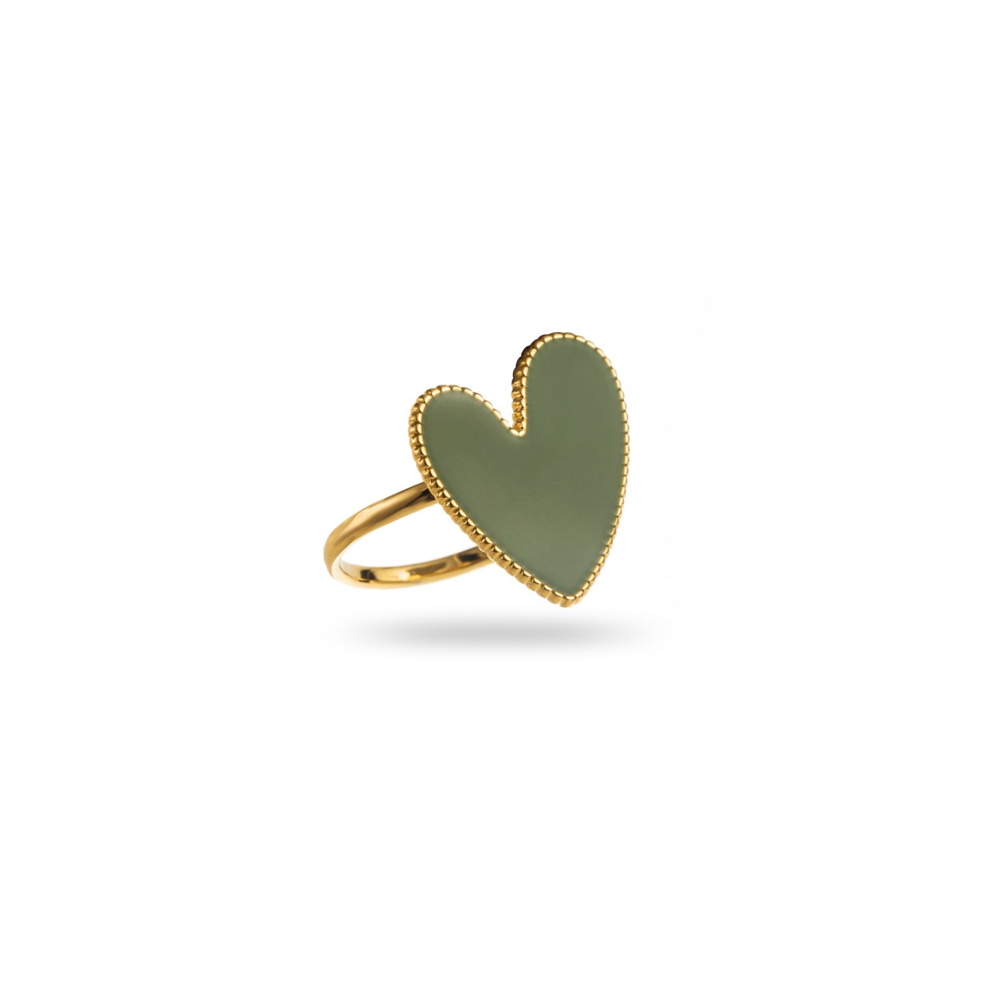 Bague Grand Coeur (rouge ou blanc)