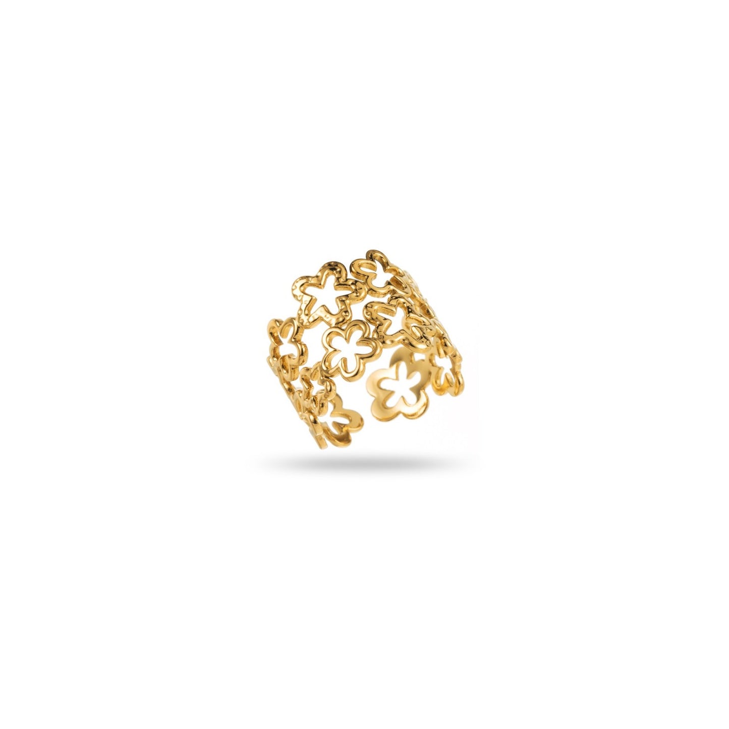 Bague Jonc Farandole de Fleurs