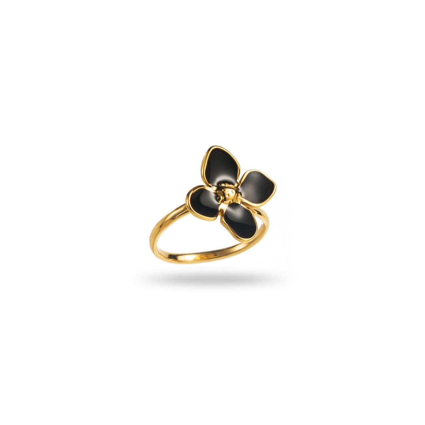 Bague Fleur (Noire ou blanche)
