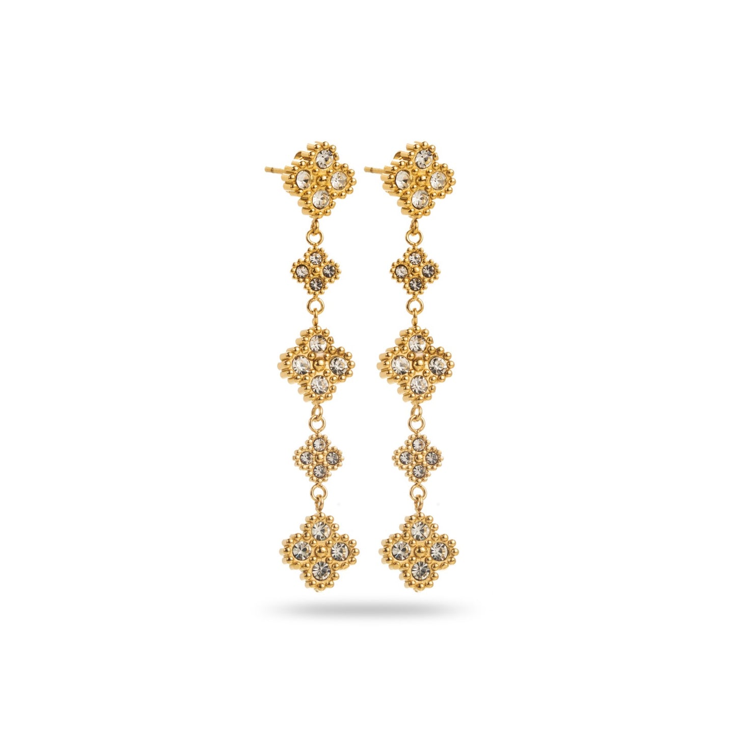 Boucle d'oreille Pluie de trèfles