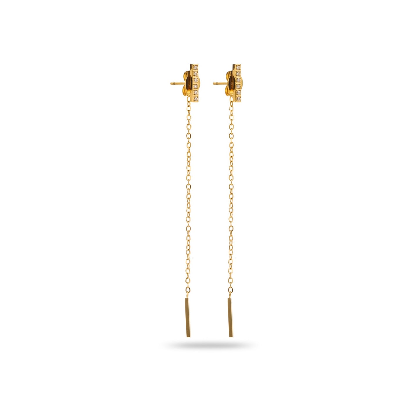 Boucle d'oreille Barre