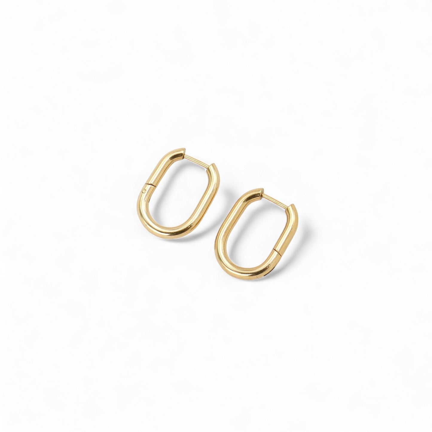 Boucle d'oreille Créole Ovale