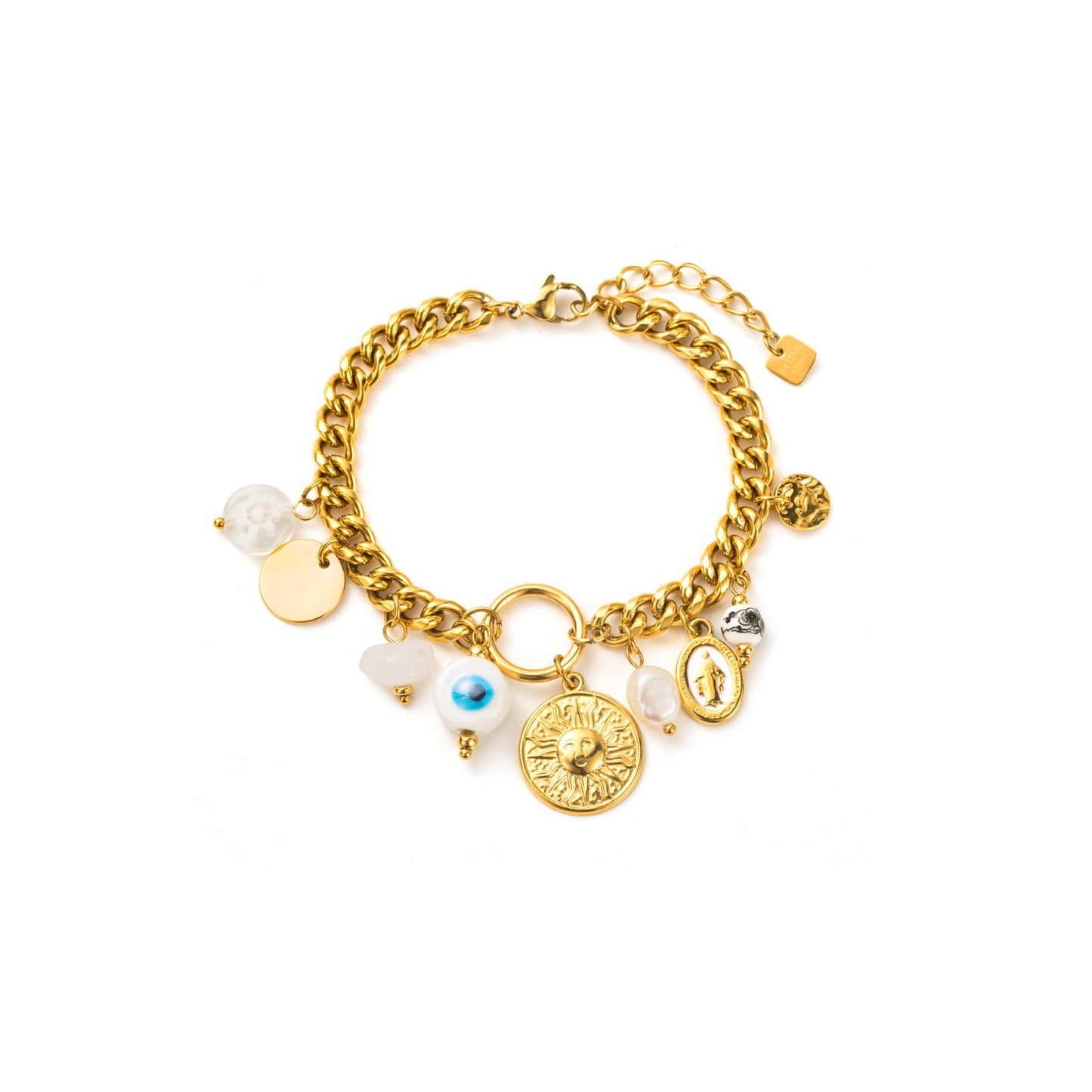 Bracelet Breloques de vie (blanc)