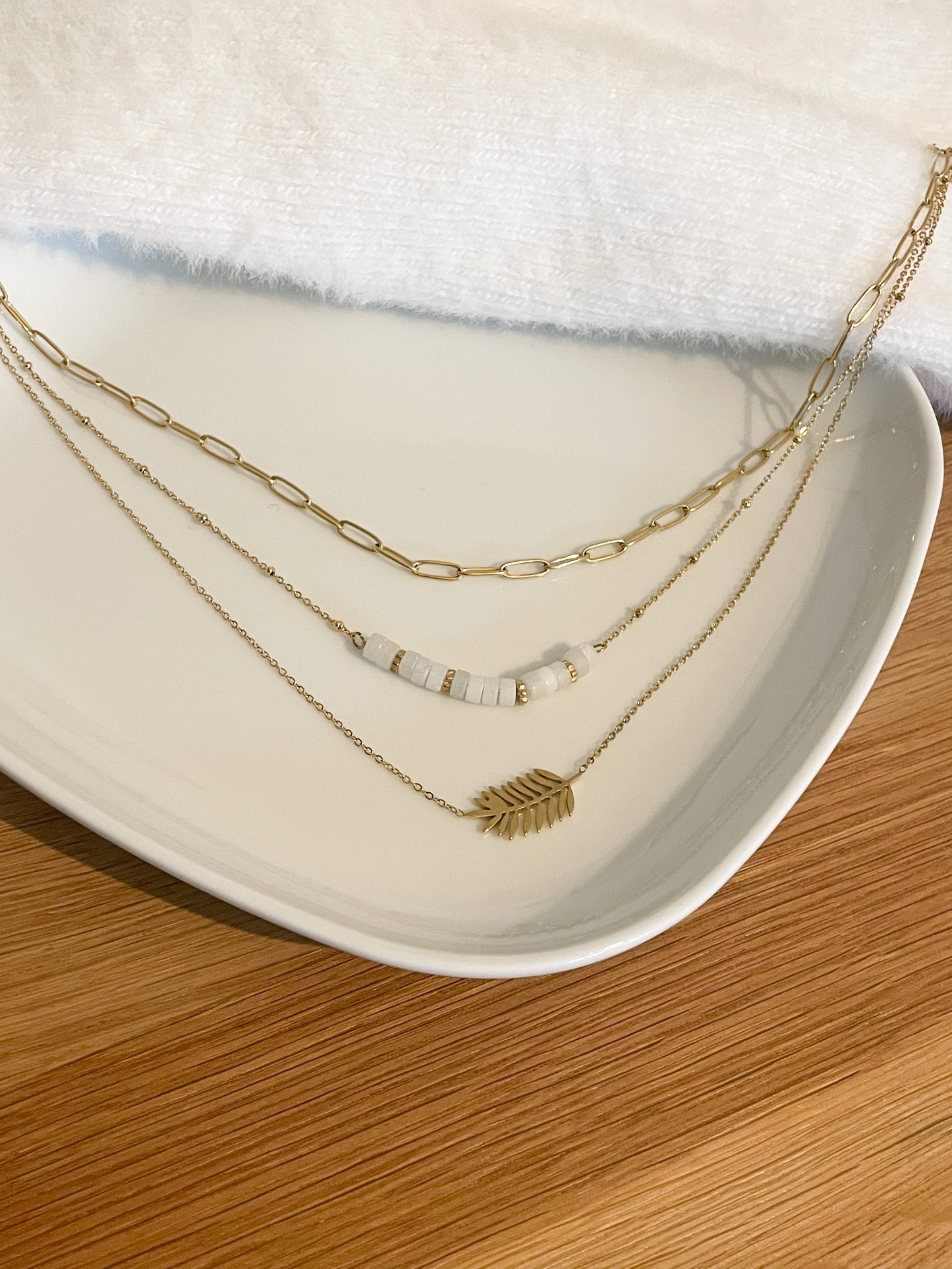 Collier Feuille