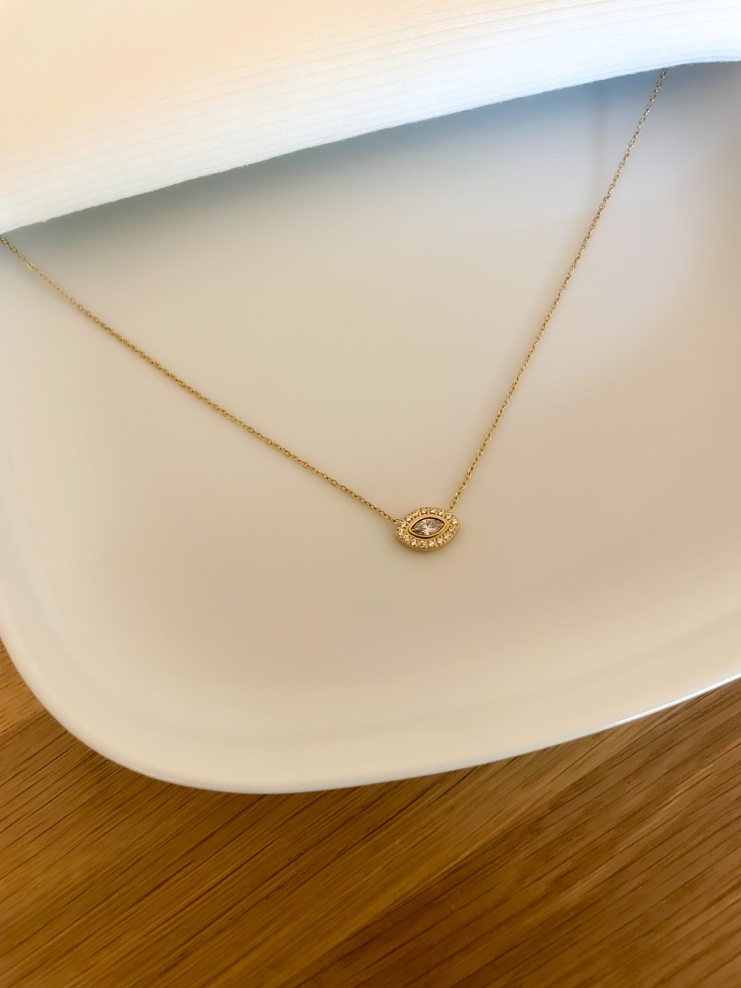 Collier Oeil et Strass