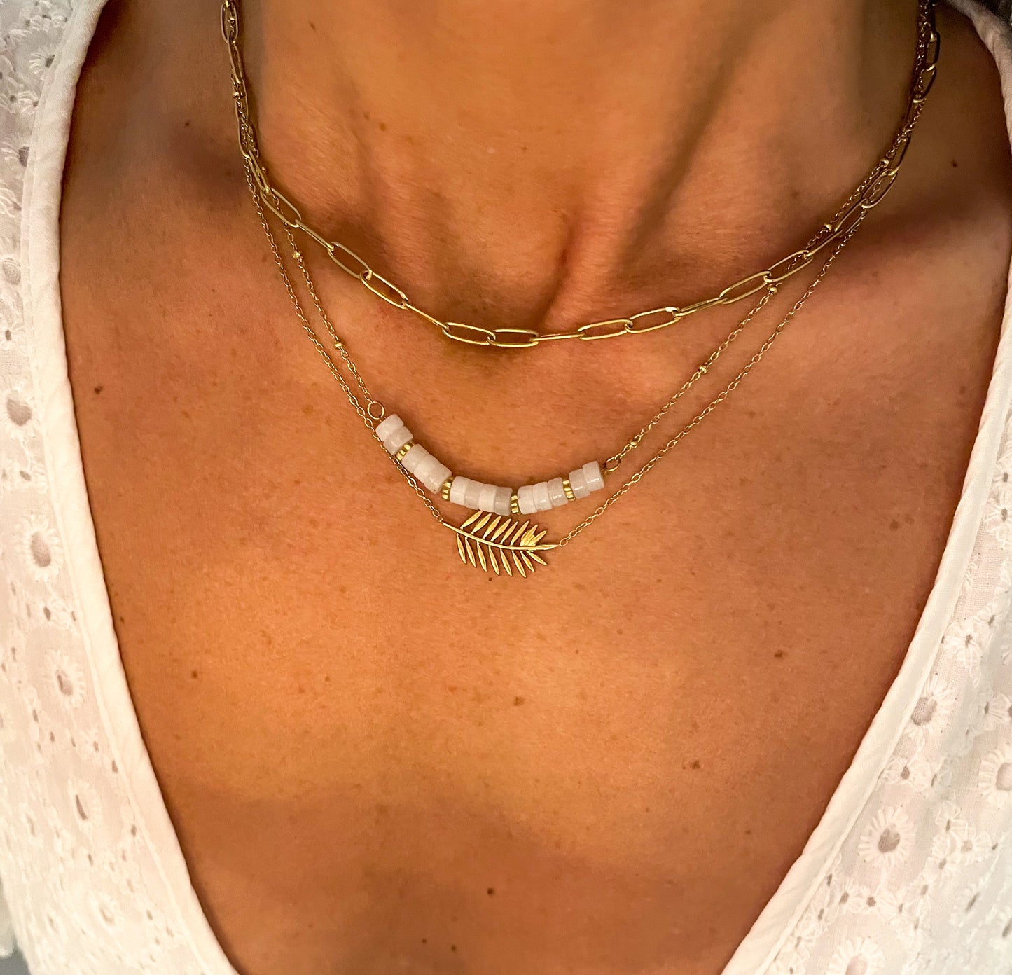 Collier Feuille
