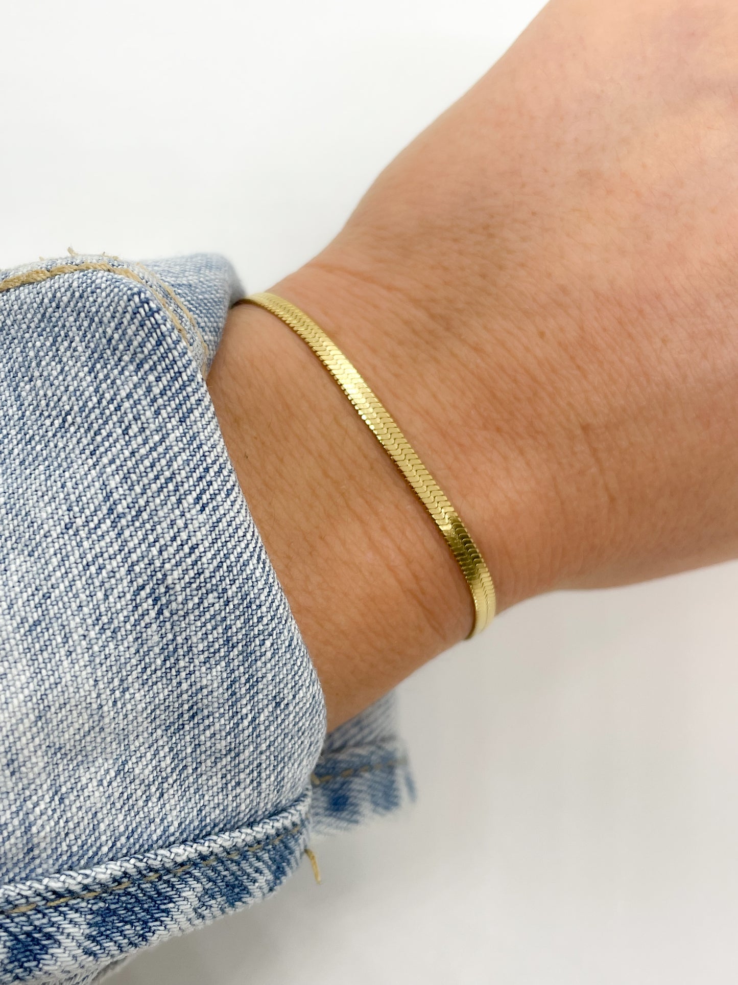 Bracelet Maille Serpent Simple