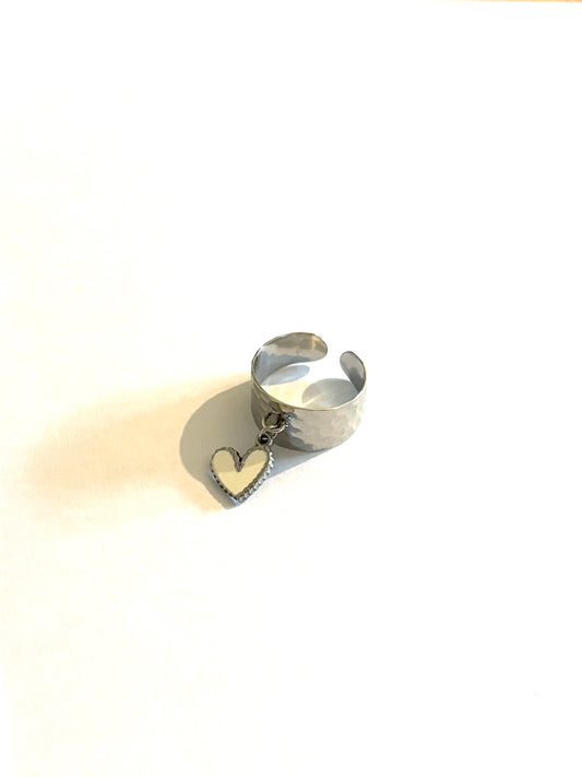 Bague Breloque coeur