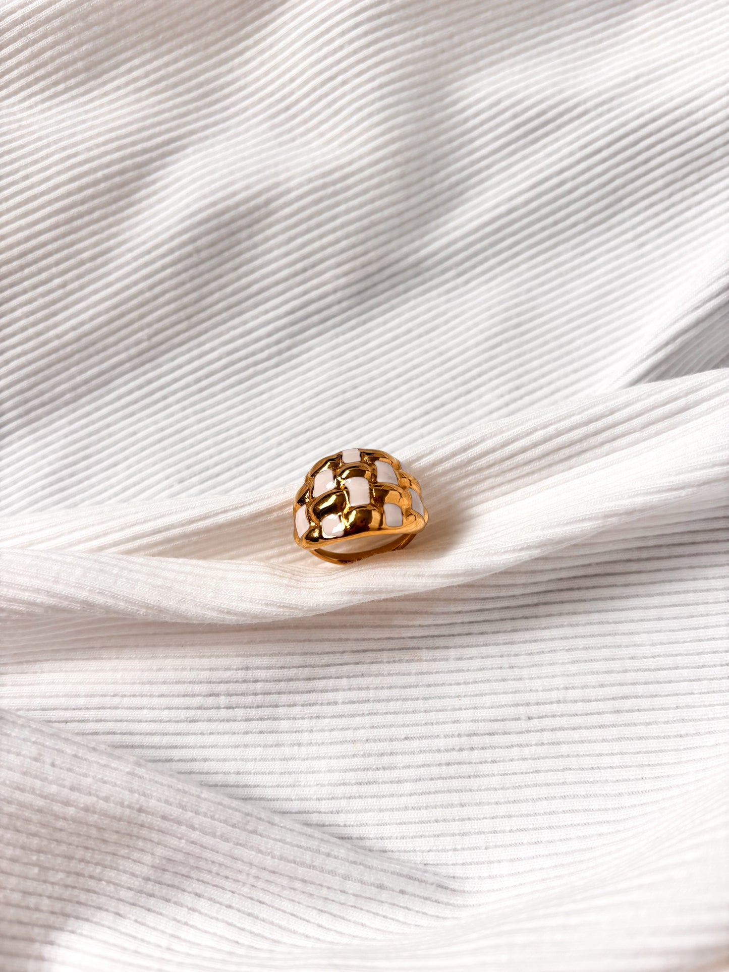 Bague Damier