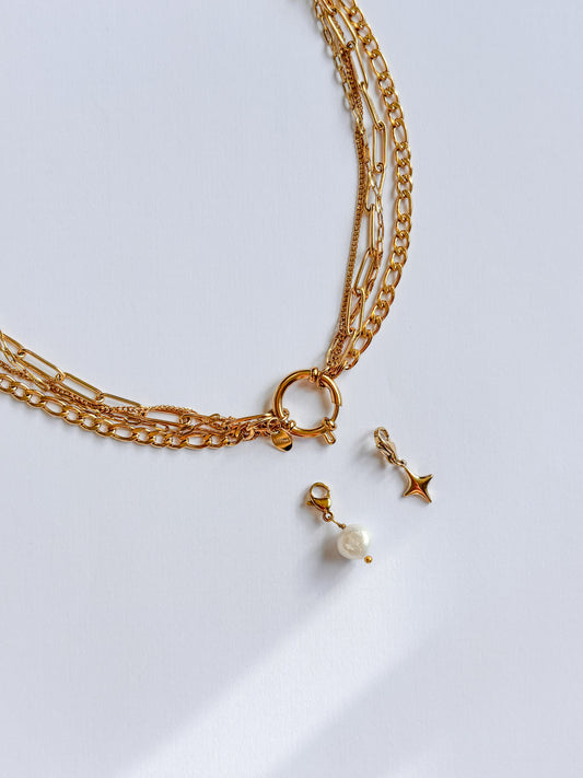 Collier Charm 4 mailles