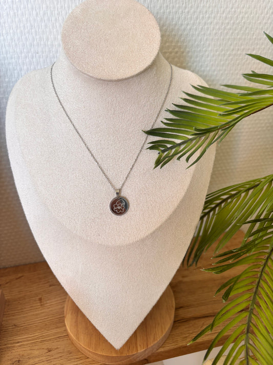 Collier de naissance Mai/Muguet argent