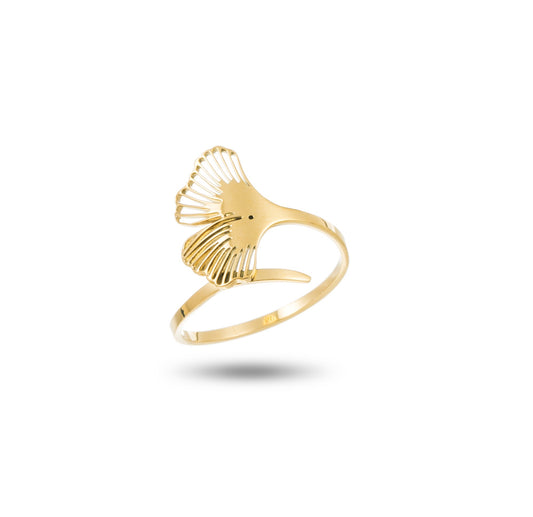 Bague Ginkgo délicat