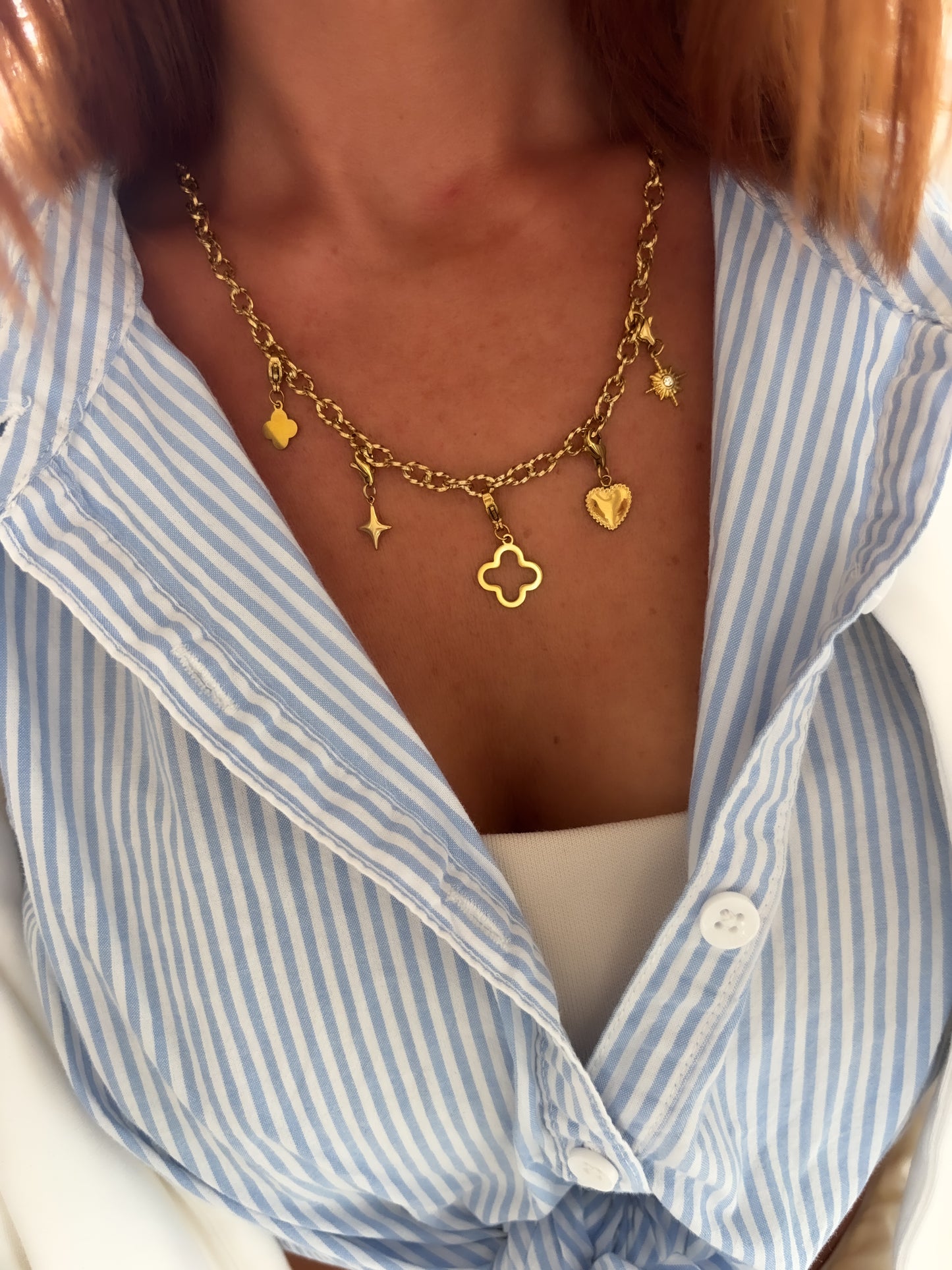 Collier Charm scintillant 5