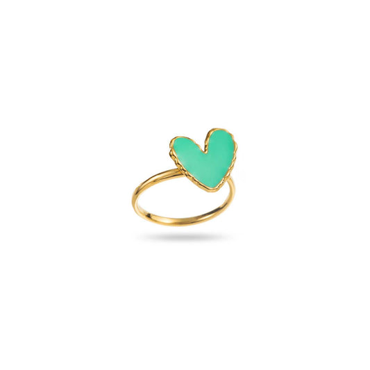 Bague Cœur Couleur