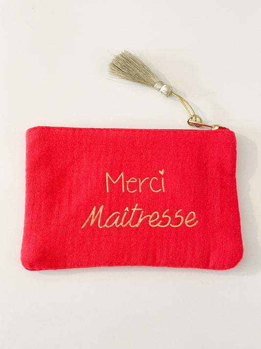 Pochette Merci Maîtresse