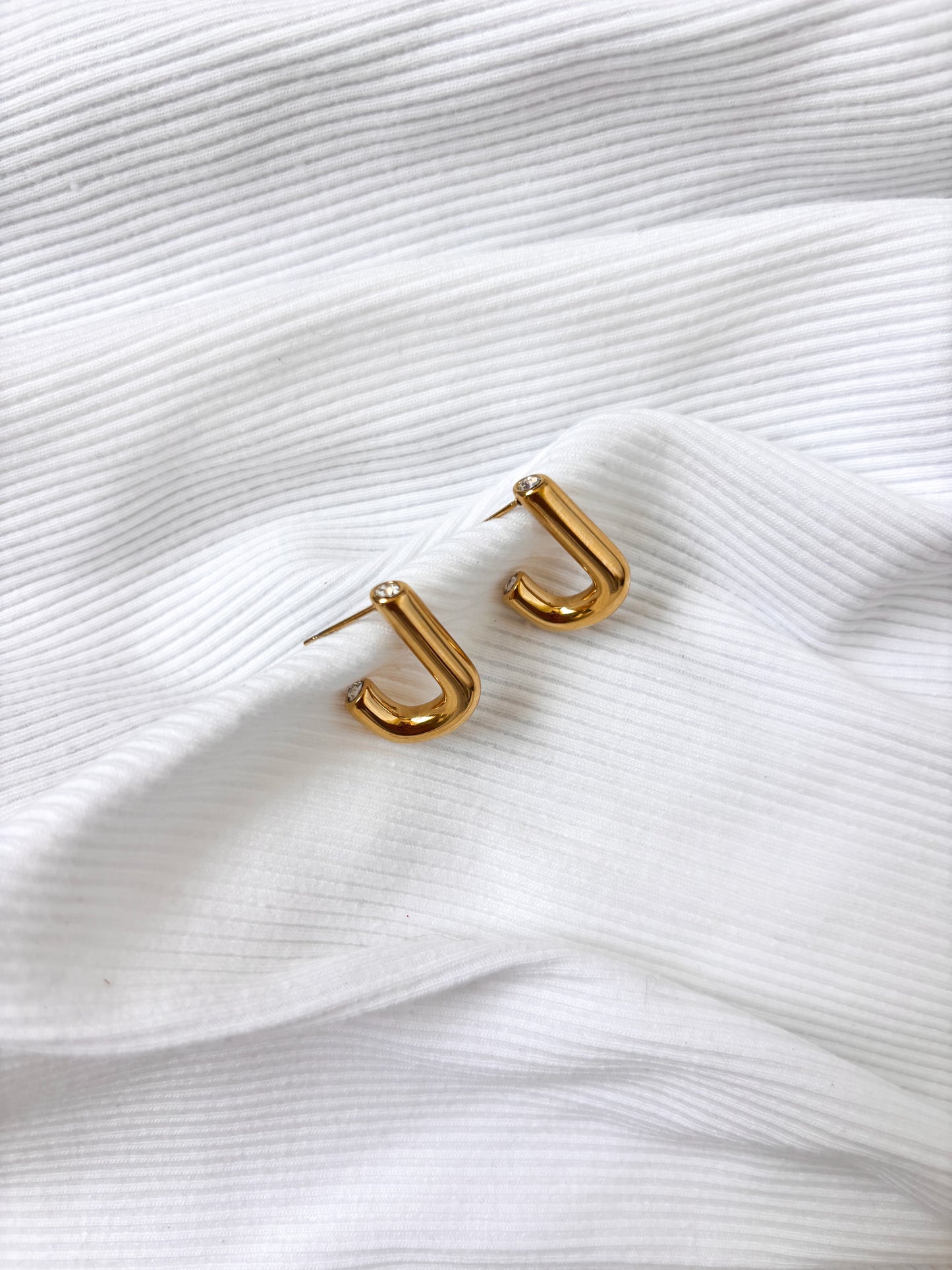 Boucle d'Oreille Créole en J