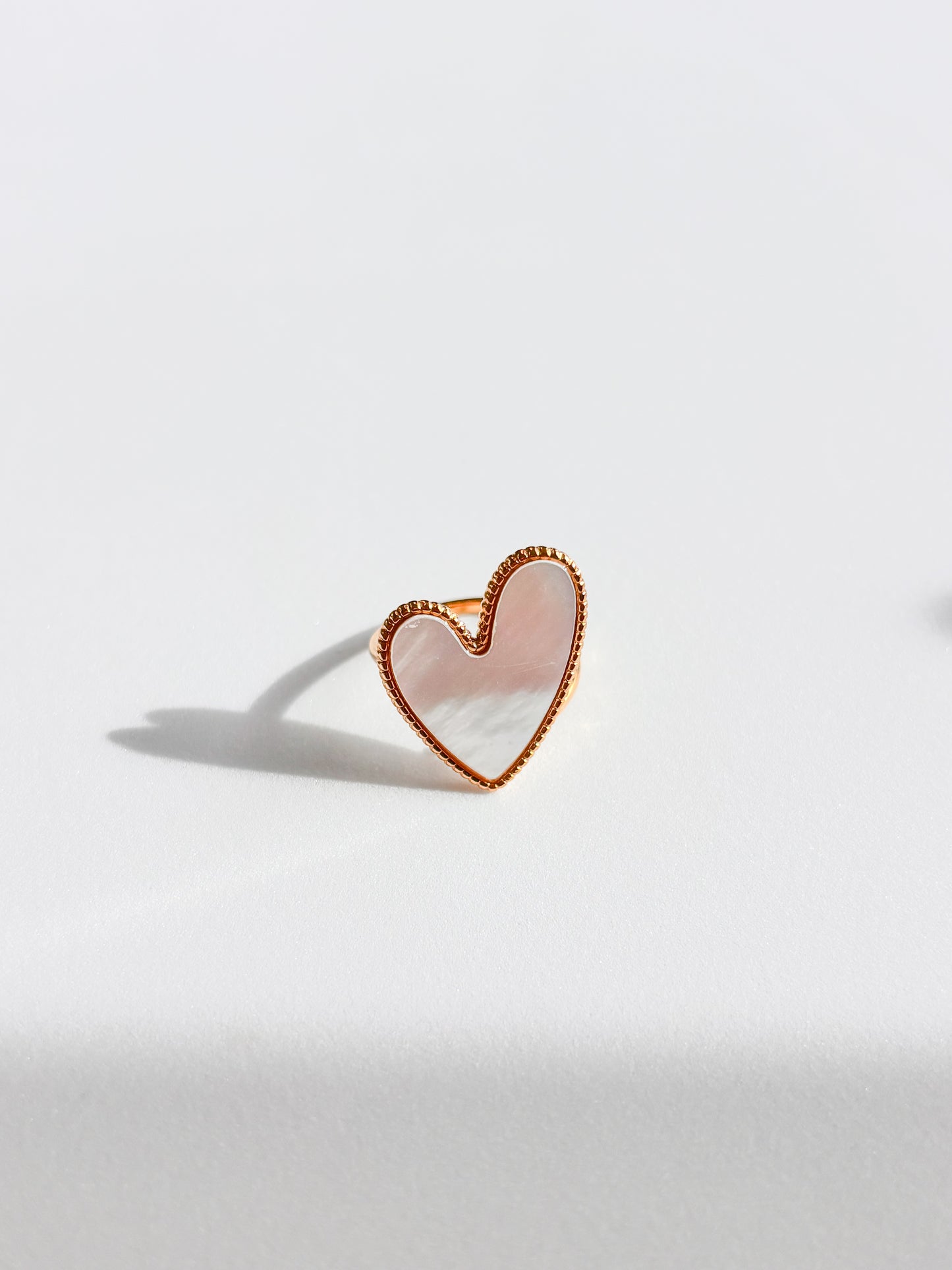 Bague Grand Coeur (rouge ou blanc)