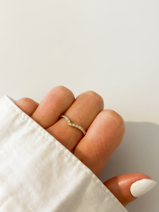 Bague en V