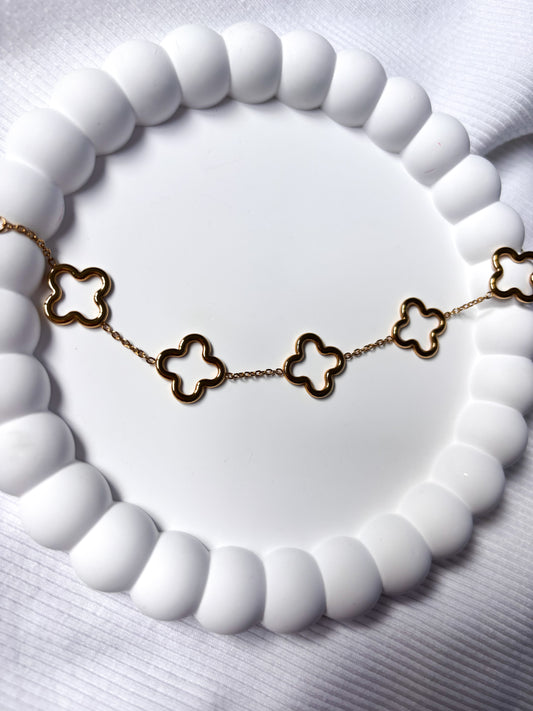 Bracelet Trèfles ouverts