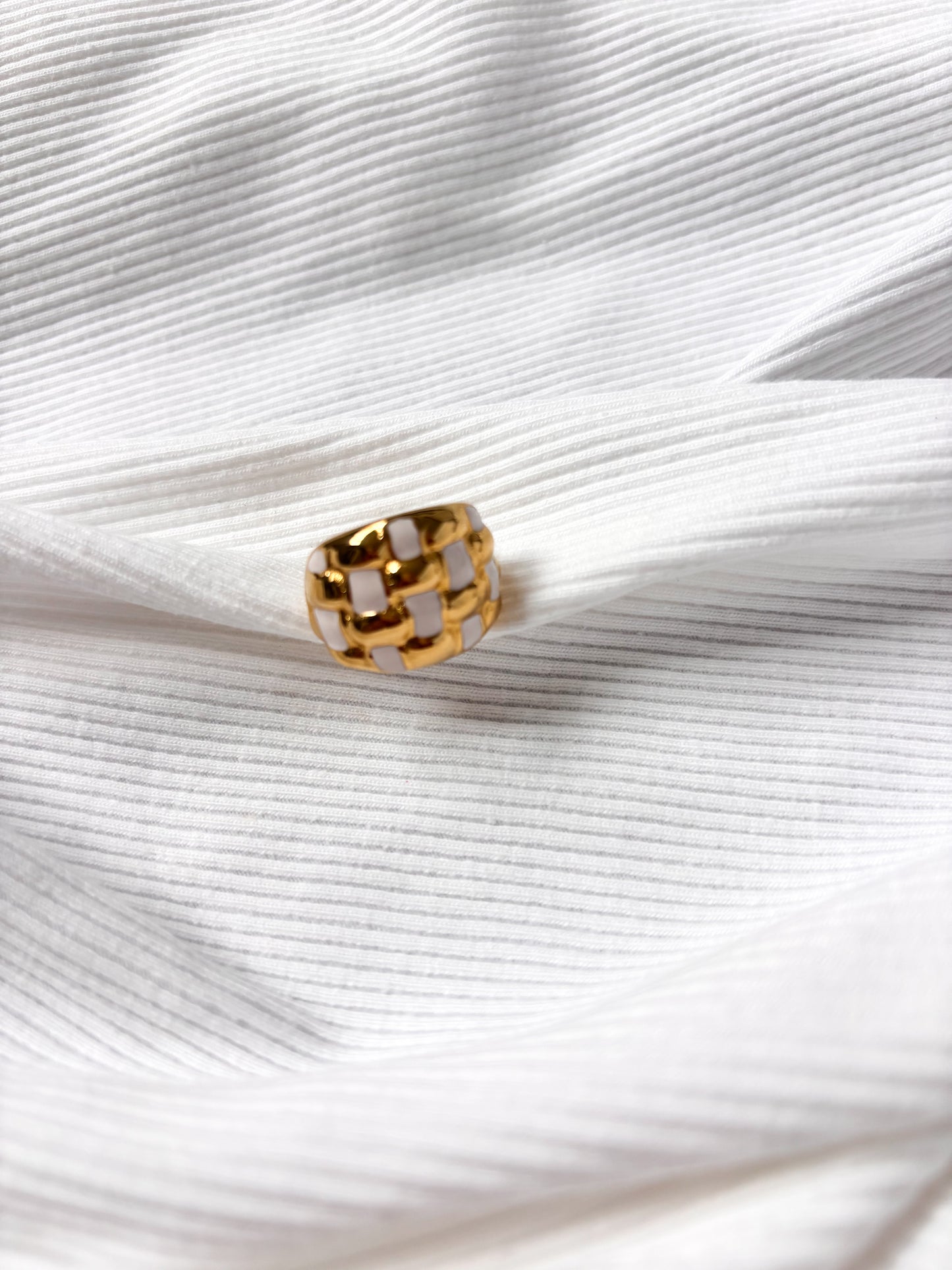 Bague Damier