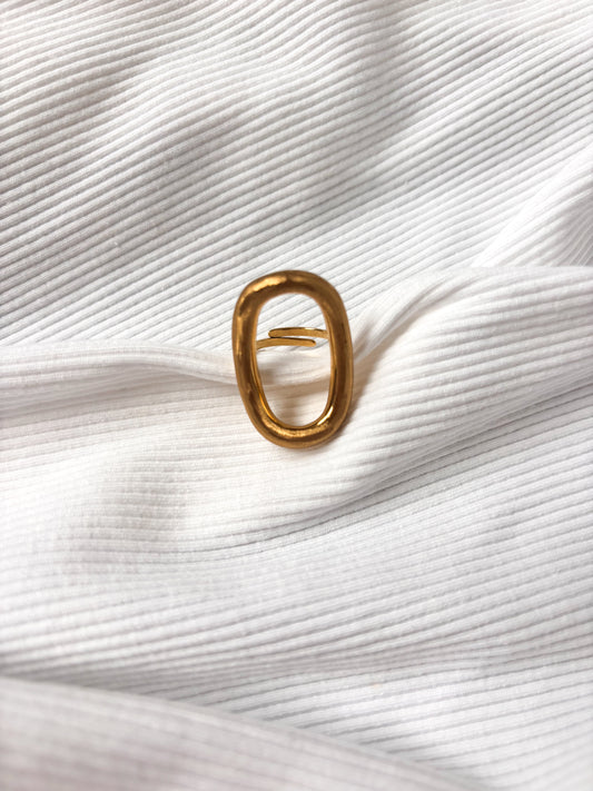 Bague Ovale ajourée