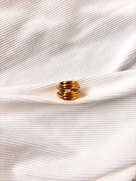 Bague Multi anneau double rang