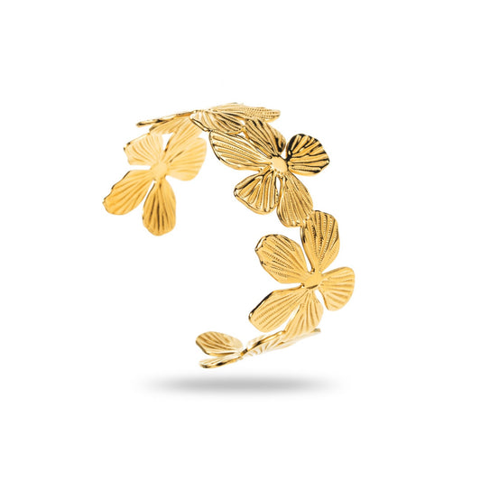 Bracelet Jonc Farandole de jolies fleurs