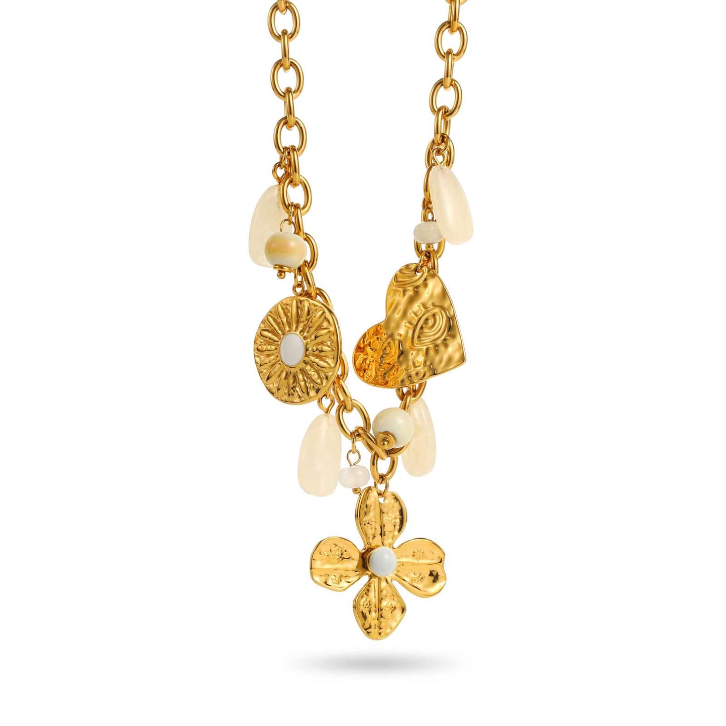 Collier Breloque Flora
