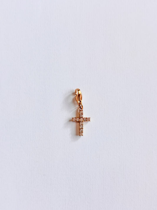 Charm Croix strass