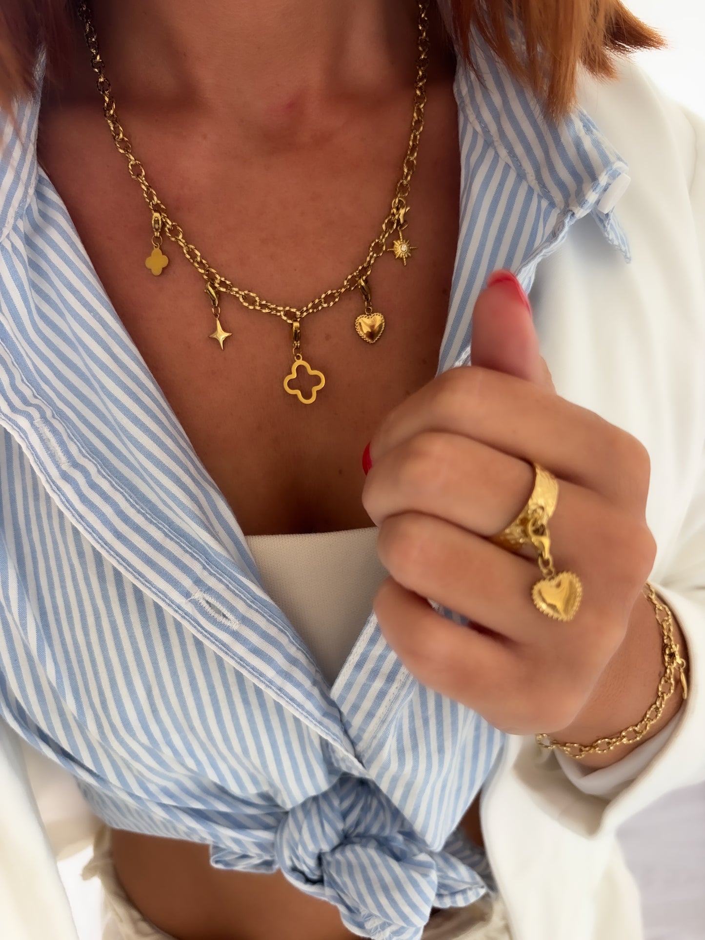 Collier Charm scintillant 5