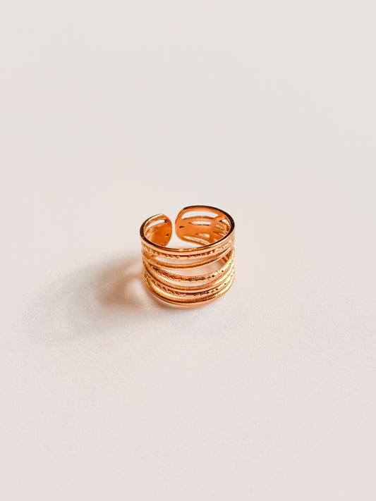 Bague 7 anneaux entrelacés