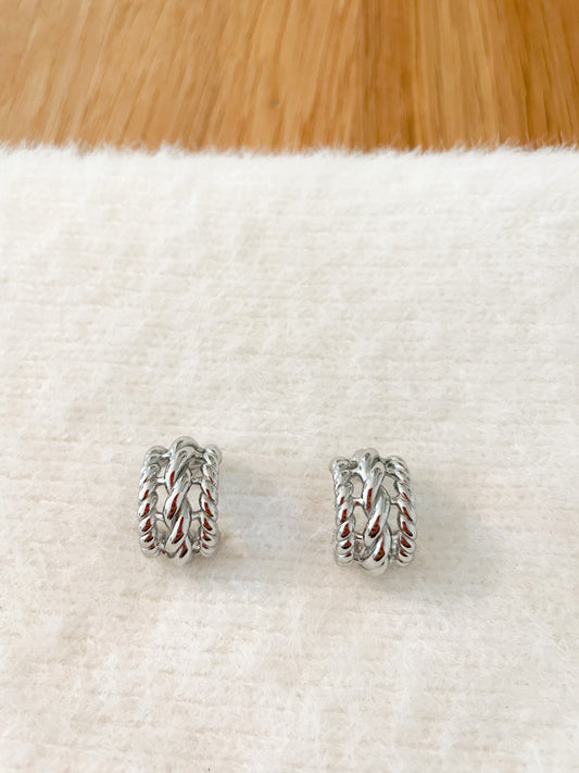 Boucle d’oreille Créole Marine