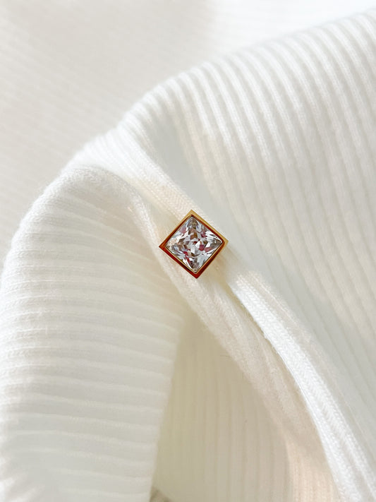 Piercing d’oreille Carré Strass