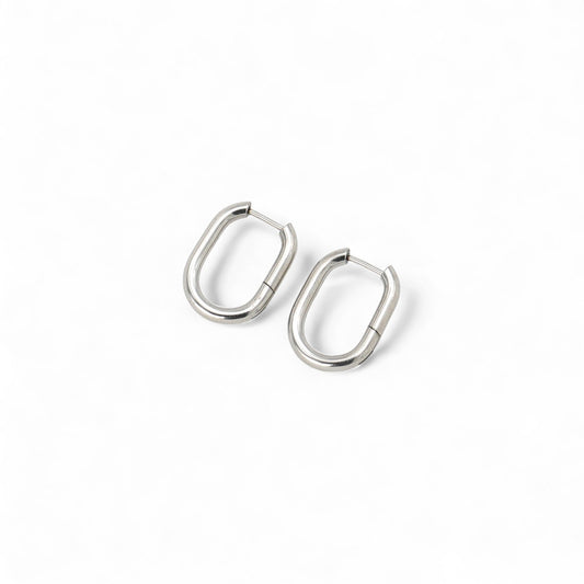 Boucle d'oreille Créole Ovale