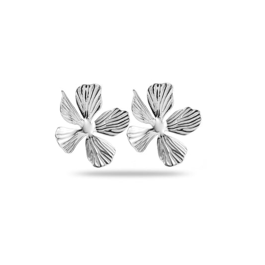 Boucle d'oreille Fleur cinq pétales
