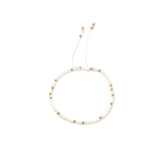 Bracelet Agate blanche