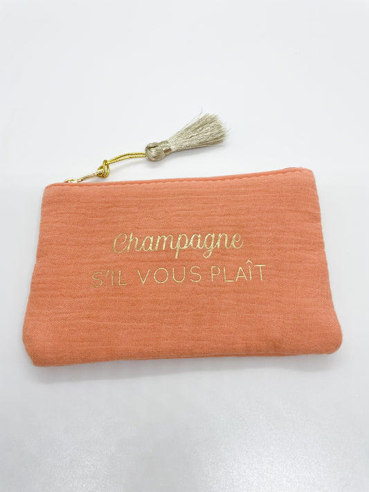 Pochette Champagne s'il vous plait