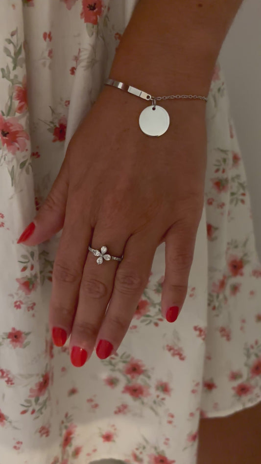 Bracelet Bella pampille " sans gravure "